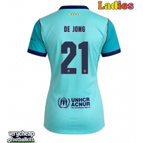 Barcelona Frenkie de Jong #21 Replica Third Shirt Ladies 2026-27 Short Sleeve